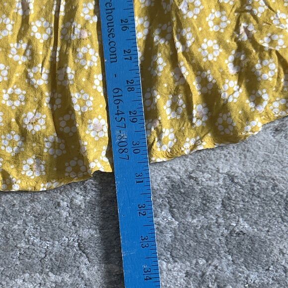 Free People Intimately Someone Like You Slip Dress Womens Small Yellow Floral - Picture 10 of 10